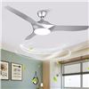 Image 1 : REPACKAGED CEILING FAN SILVER COLOR