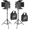 Image 1 : PAIR OF NEEWER LED PROFESSIONAL PHOTOGRAPHY LIGHTS