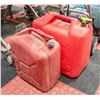 PAIR OF GASOLINE JERRY CANS