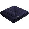 Image 1 : ZONLI 20LBS KING SIZE WEIGHTED BLUE BLANKET