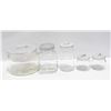Image 1 : 5 ASSORTED DECORATIVE KITCHEN JARS