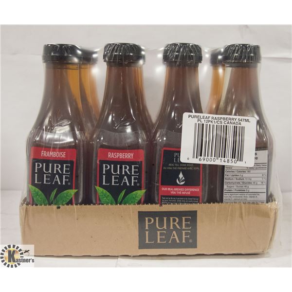 CASE OF PURE LEAF RASPBERRY ICED TEA 547ML BOTTLE