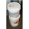 Image 1 : 2 BULK PAILS OF BULK FINE & COURSE SALT