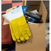 BOX OF WELDING GLOVES SIZE MEDIUM, LARGE + X-LARGE