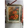 Image 1 : FRAMED PAINTING - RED POPPIES