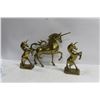 Image 1 : BRASS UNICORN SET