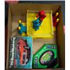 Image 1 : BOX WITH VINTAGE TOYS INCLUDING WORKING