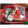 Image 1 : BOX ASSORTED TOOLS & OTHER ITEMS - ELECTRIC MOTOR