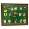 Image 1 : VINTAGE EUROPEAN CITY CRESTS DISPLAY FROM