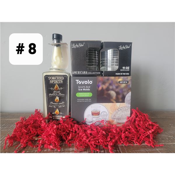 Whiskey Theme Basket