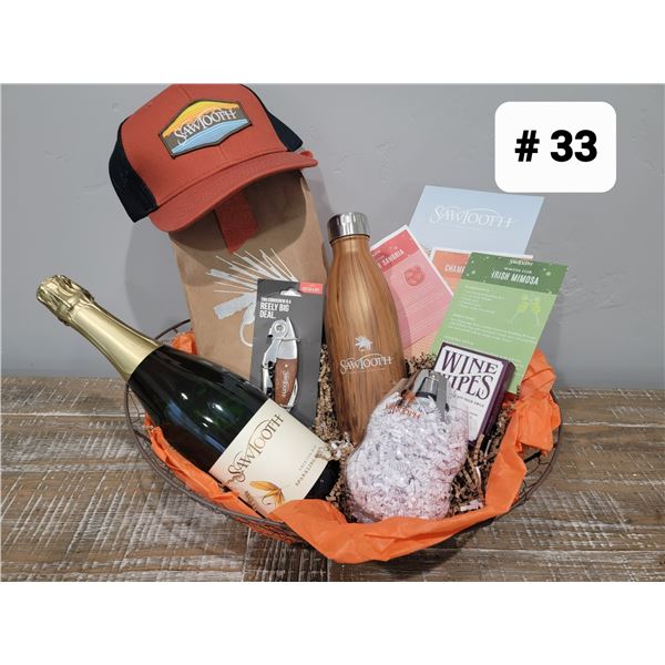 Sawtooth Wine Basket