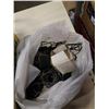 Image 2 : BOX OF POWER ADAPTERS, ELECTRICAL HARDWARE, HAMMER