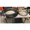 Image 1 : ROLL OF PVC HOSE AND COIL OF METAL WIRE