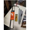 Image 2 : TOILET AUGER, CHAINSAW BLADES, HANDSAW AND PLIERS