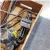 Image 2 : WOOD CRATE OF HYDRAULIC JACKS AND WHEEL WRENCH