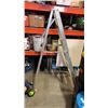 Image 1 : 6 FOOT ALUMINUM A FRAME LADDER