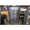 Image 1 : 5 DRAWER LATERAL FILING CABINET - 65 INCHES TALL 42 INCHES WIDE