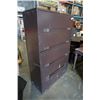 Image 2 : 5 DRAWER LATERAL FILING CABINET - 65 INCHES TALL 42 INCHES WIDE