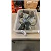 Image 1 : 2 SETS OF 5" CASTERS WITH BRAKES