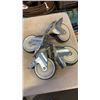 Image 2 : 2 SETS OF 5" CASTERS WITH BRAKES