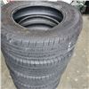 Image 2 : SET OF FOUR MICHELIN DEFENDERTIRES 225/65 R17 TIRES WITH ONE CONTINENTAL 216/70 R16 TIRE