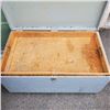 Image 2 : ROLLING WOOD TOOL CHEST WITH TRAY AND HASP