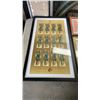 Image 2 : 4 FRAMED EASTERN STAMP PAGES
