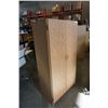 Image 2 : OAK FINISH CABINET 60 INCHES TALL