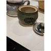 Image 8 : SIGNED POTTERY DISHES AND TEAPOT