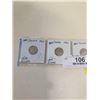Image 2 : 4 CANADIAN SILVER DIMES - 1919 .925 SILVER, 1920, 1921, 1929 .800 SILVER