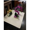 Image 1 : 2 NEW ARTICFICIAL ORCHIDS