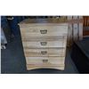 Image 1 : MAPLE 4 DRAWER CHEST OF DRAWERS