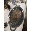 Image 8 : ONEIDA SILVER PLATE TEA POT, COFFEE POT, CREAM AND SUGAR AND SERVING TRAY