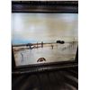 Image 2 : SIGNED AND FRAMED OIL ON BOARD COVERED MEMORIES MYRTLE RILEY