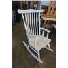 Image 2 : PAINTED WHITE ROCKING CHAIR