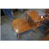Image 2 : OAK ENDTABLE AND MAPLE STEP ENDTABLE