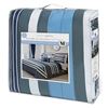 Image 2 : NEW SAFDIE AND CO QUEEN SIZE EASTON 3 PIECE QUILT SET - RETAIL $59
