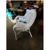 Image 2 : WHITE WICKER CHAIR