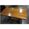 Image 2 : VINTAGE HALL TABLE WITH JACKKNIFE LEAF