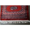 Image 2 : ORIENTAL WOOL HAND KNITTED RUG - 74 X 32 INCHES