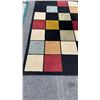 Image 2 : MULTI COLORED AREA CARPET 87 X 63 INCH