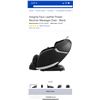 Image 8 : New Insignia Faux Leather Power Recliner Massage Chair - Black Retail $2700