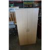 Image 2 : MAPLE FINISH CABINET 60 INCHES TALL