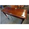 Image 2 : 1 DRAWER HALL TABLE WITH WOOD TURNED LEG