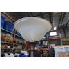 Image 2 : METAL BASE GLASS SHADE FLOOR LAMP
