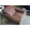 Image 2 : BROWN MICROFIBER ARMCHAIR