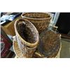 Image 2 : LOT OF WICKER AND DECORATIVE BASKETS