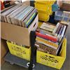 Image 1 : 2 CRATES AND AND BOX OF RECORDS WITH TRAY OF BOOKS