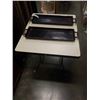 Image 1 : 2 DECORATIVE COPPER LOOK TRAYS