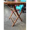 Image 2 : VINTAGE BAMBOO STYLE FOLDING TABLE